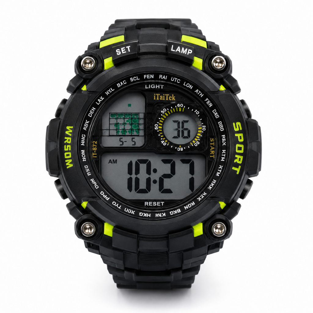 Durable digital sports watch