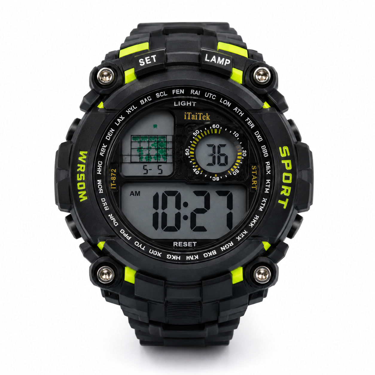 Durable digital sports watch